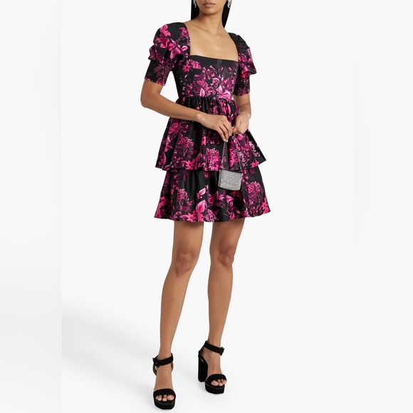 ♥️♥️ ALICE + OLIVIA
Emmalou floral-print cotton-blend faille mini dress♥️NWT SZ8 - Picture 2 of 6